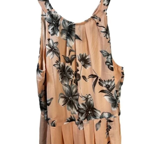 NEW Floral Maxi Dress Long Boho Sundress Large - Picture 3 of 3